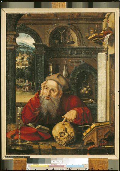 San Girolamo nel suo Studio da Flemish School